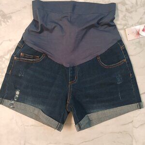 Comfy Women's Maternity Jeans Shorts Medium